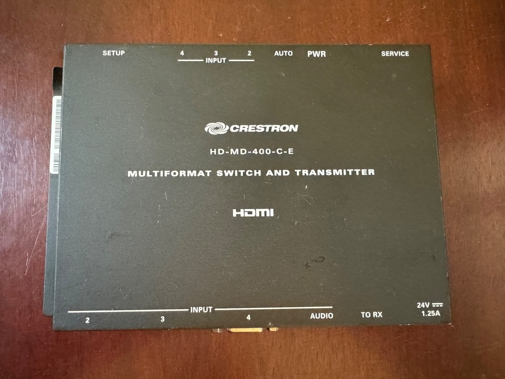 CRESTRON HD-MD-400-C-E Multiformat Switch and Transmitter HDMI