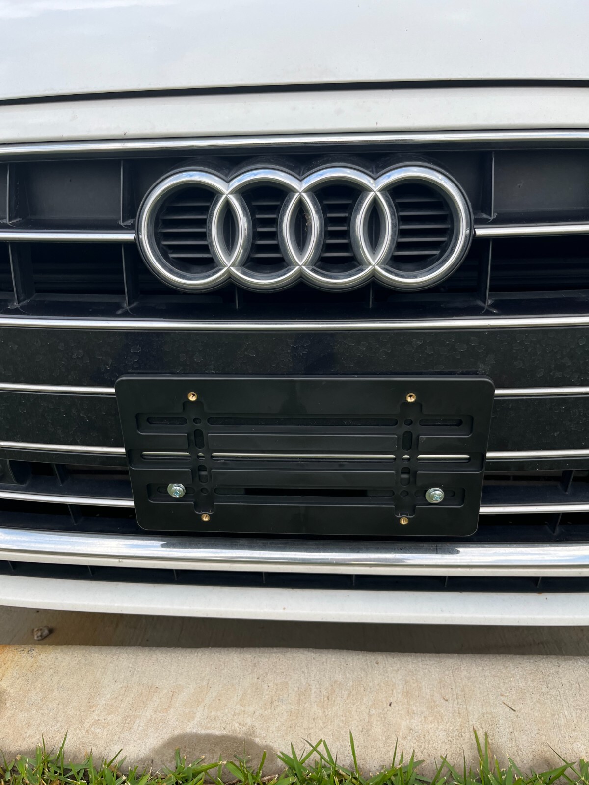 Universal License Plate Tag Holder Mounting Relocator Adapter Bumper Kit Bracket