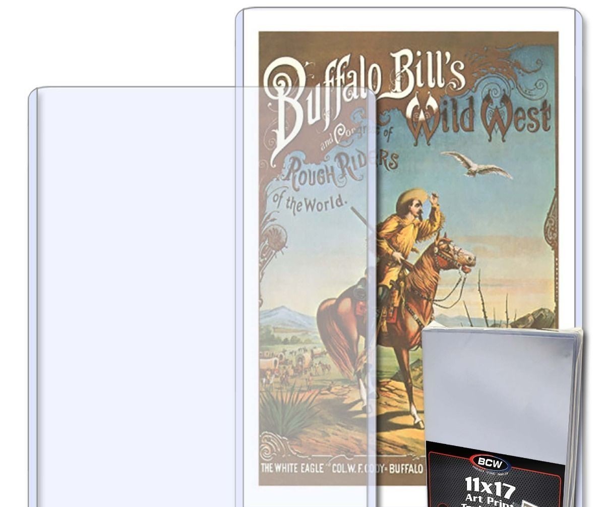 New (1 ct) BCW Art Print 11 x 17 Toploader