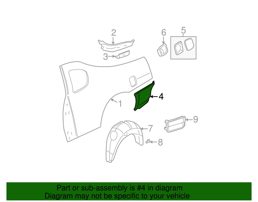 Genuine GM Lower Panel 10289997