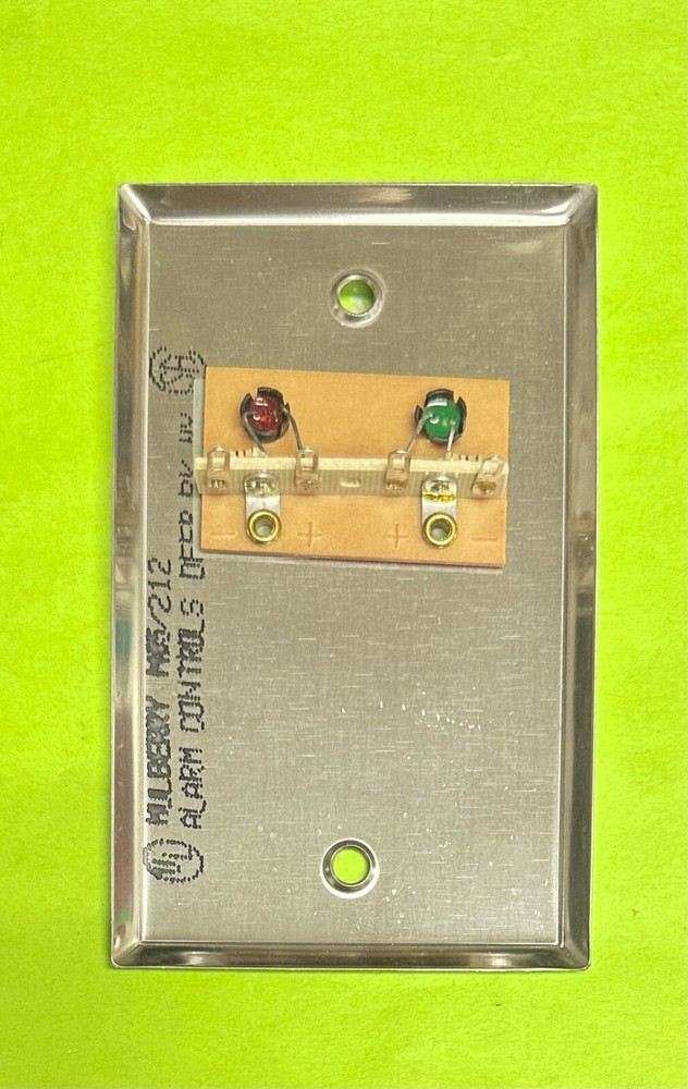 ALARM CONTROLS CORP. RP-9 REMOTE PLATE