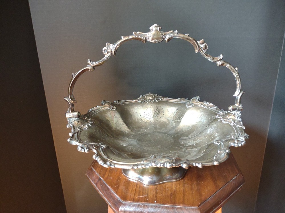 SWING HANDLED BASKET  PLATE Dixon  12" Heavy