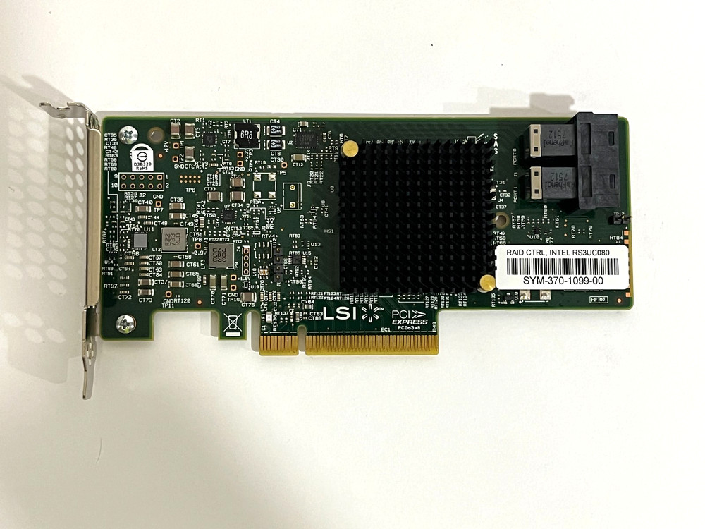 LSI Intel RS3UC080 12Gb/s PCIe x8 Gen3 SAS RAID Module Controller Low Profile