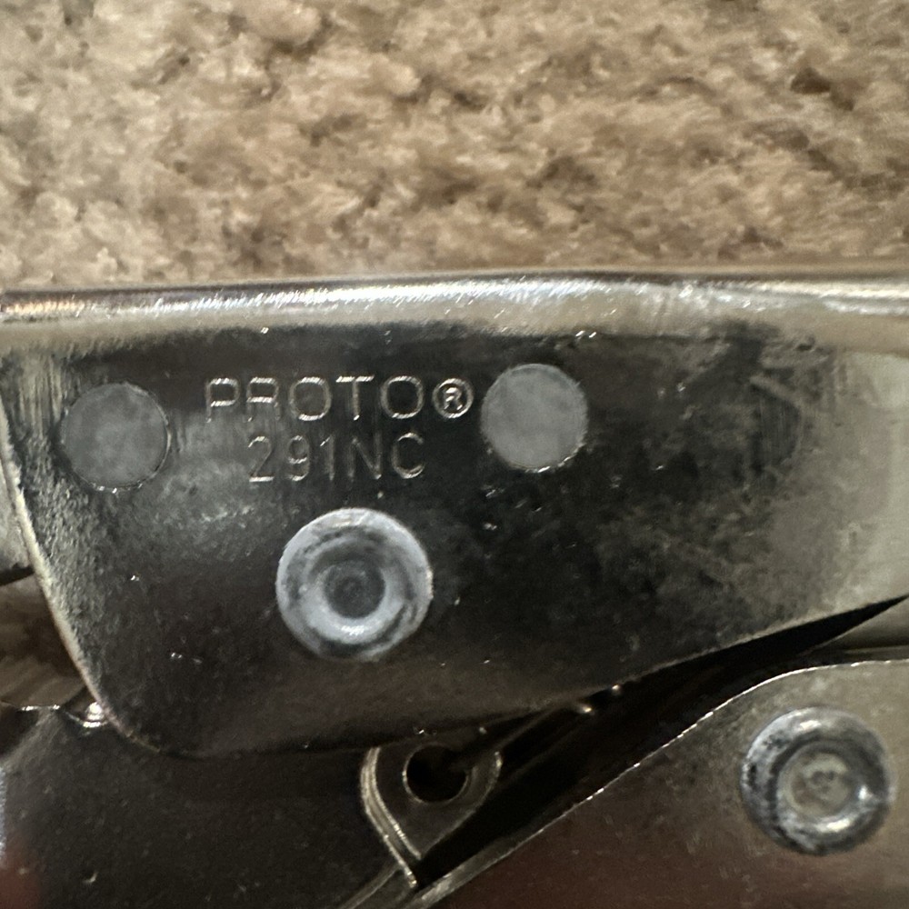 PROTO 291NC ADJUSTABLE LOCKING PLIERS