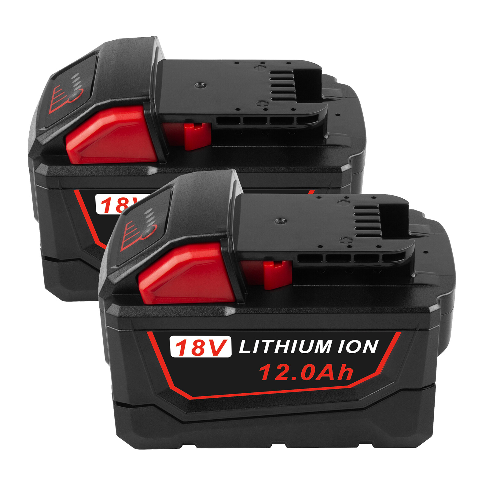 2PACK 12.0Ah For Milwaukee For M18 18V Extended Capacity Battery 48-11-1860 NEW