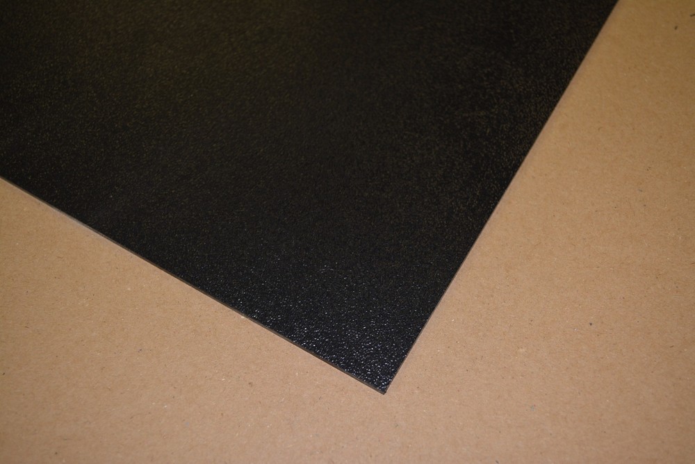 1/16" x 48" x 24" ABS PLASTIC SHEET BLACK