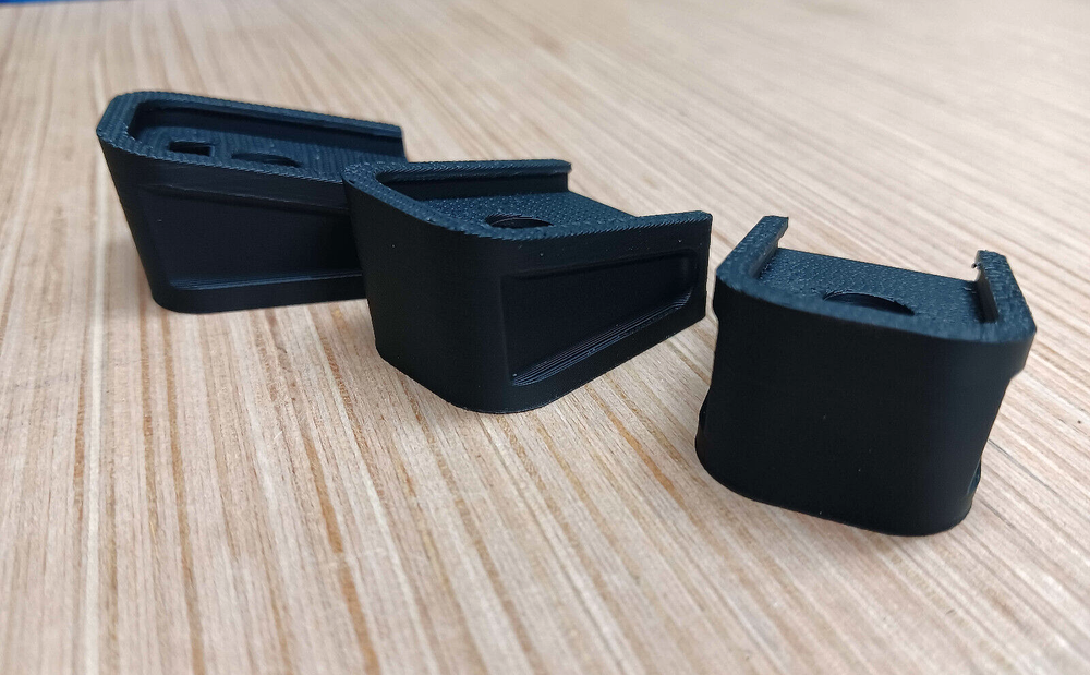 Airsoft WE Glock 17/19 Extended Baseplates (Three Pack)