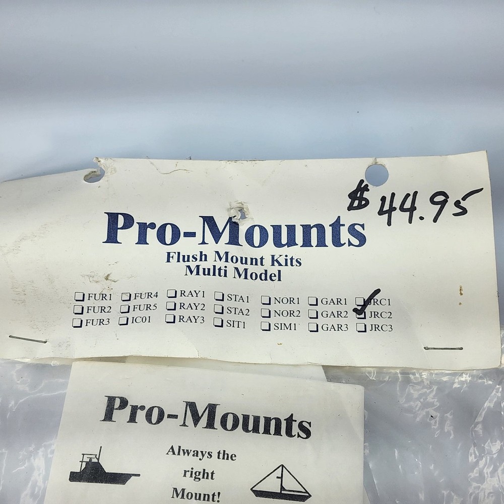 Pro-Mounts JRC-2 Multi Model Flush Mount Kit - White - for JRC Models 2000/3000