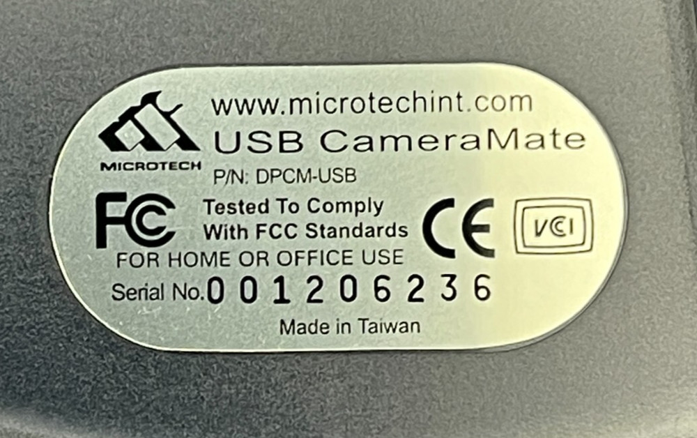 MICROTECH USB CAMERAMATE DIGITAL CARD READER DPCM-USB PREOWNED UNTESTED PLS READ