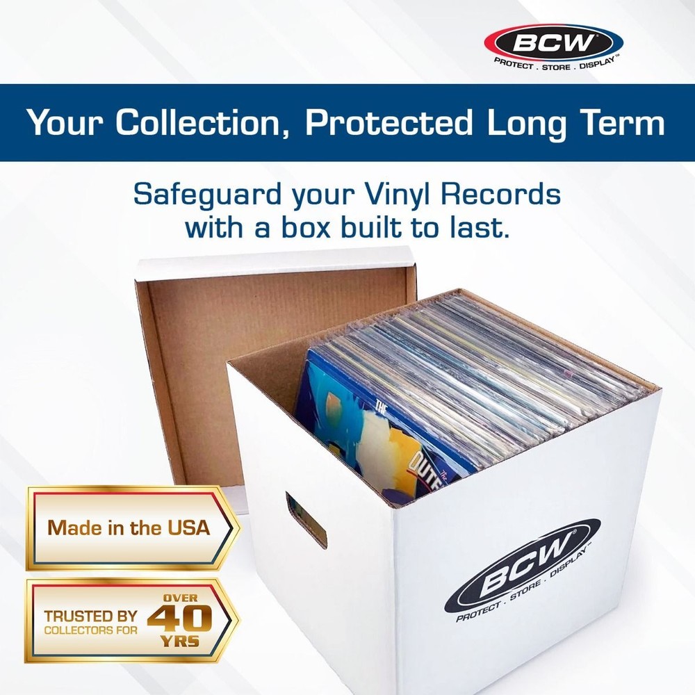1 BCW 33 RPM Record Storage Box