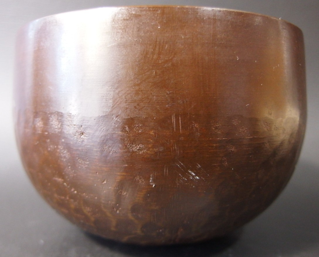 or25123 JAPANESE BUDDHIST SINGING BOWL ORIN GONG 5.1 inch 13 cm Width VINTAGE