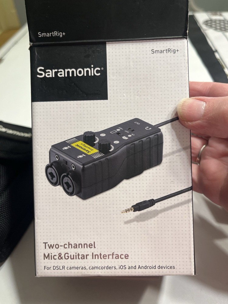 Saramonic SmartRig+ Two-Channel Mic Guitar Interface Recording IOS Android Test