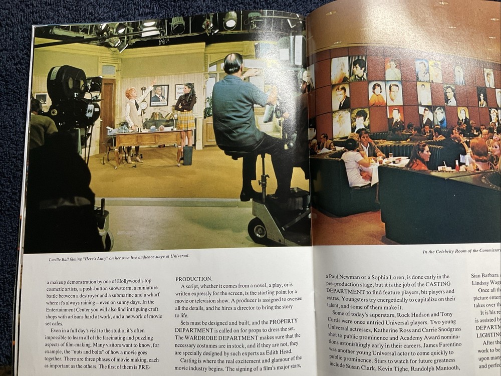 1973 Inside Universal Studios Souvenir Guide Book