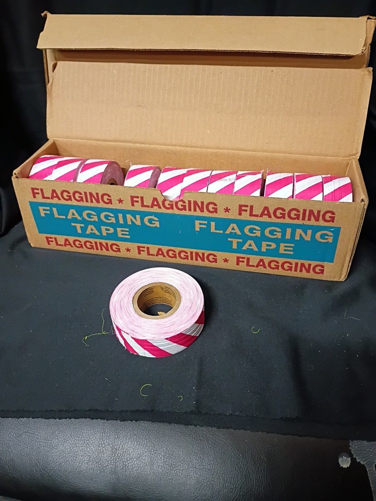 flagging tape Red And White Striped