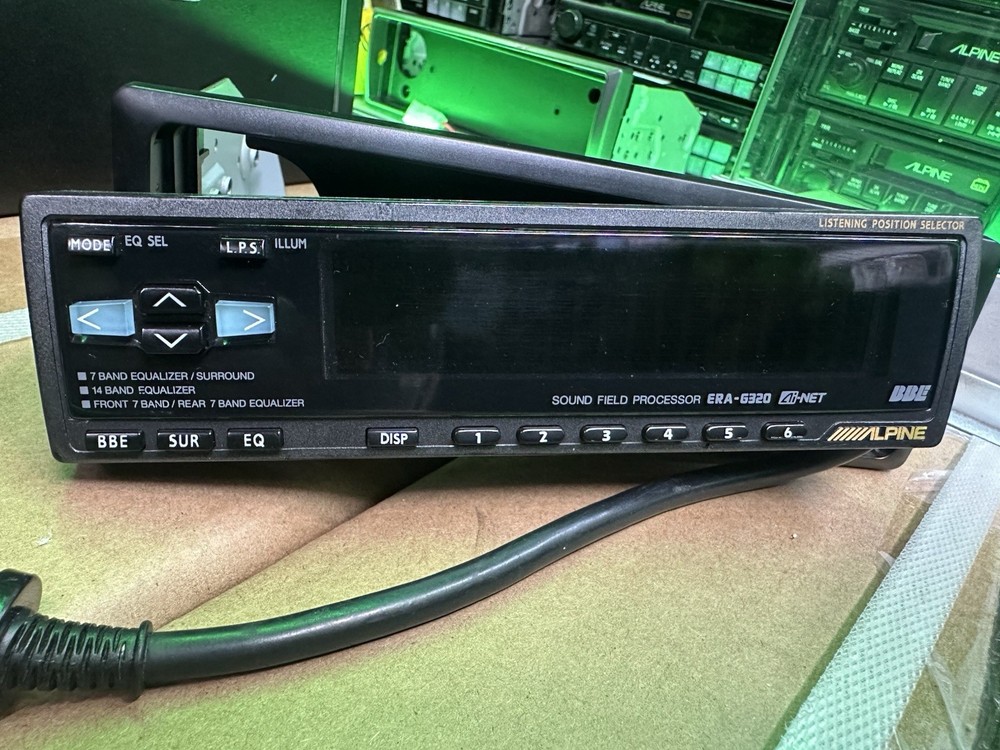 Alpine ERA-G320 DSP Digital Sound Processor EQ Equalizer. tested