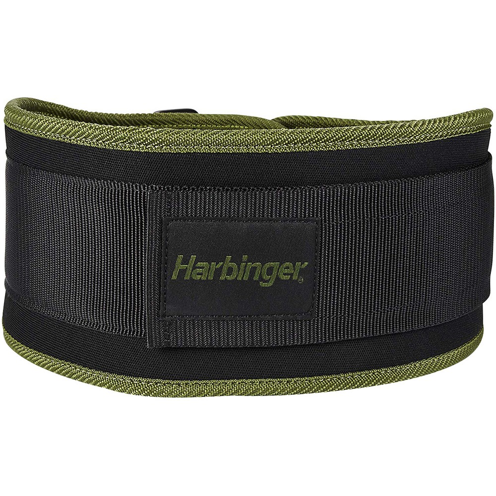 Harbinger 5" Foam Core Weight Lifting Belt - Green