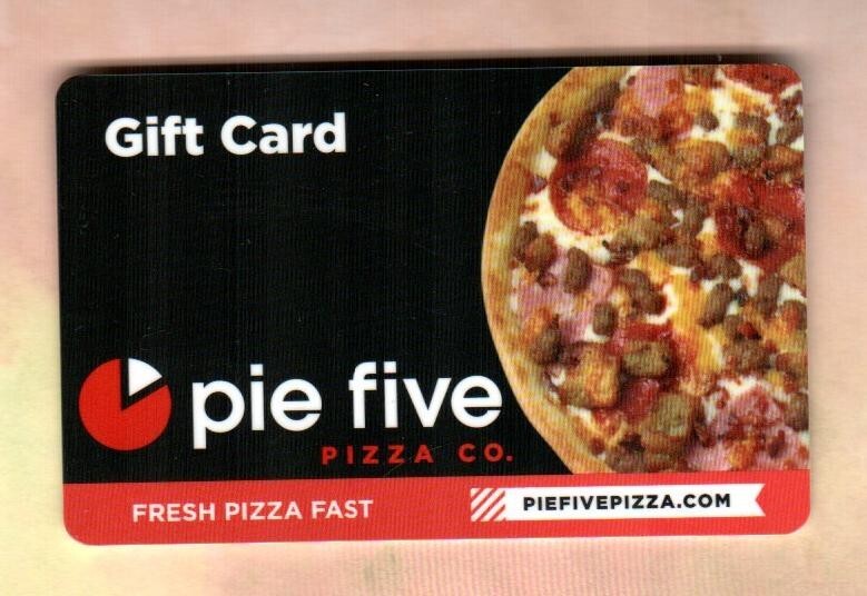 PIE FIVE PIZZA CO. Meat Lovers Pizza ( 2011 ) Gift Card ( $0 )