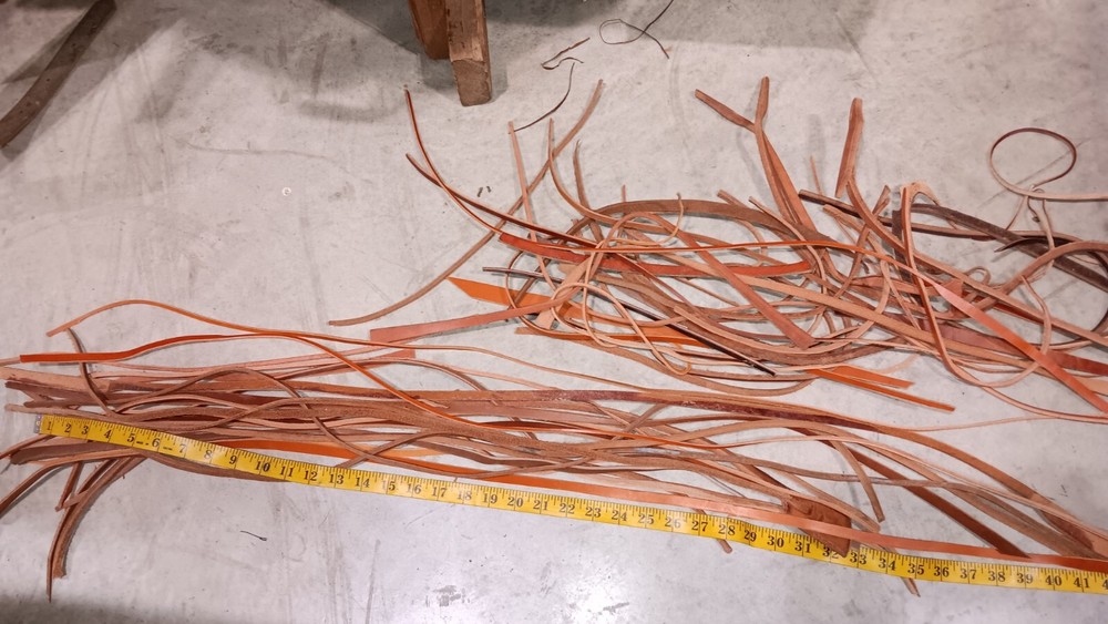 Scrap Leather for Crafting, Laces, Ties, Repairs