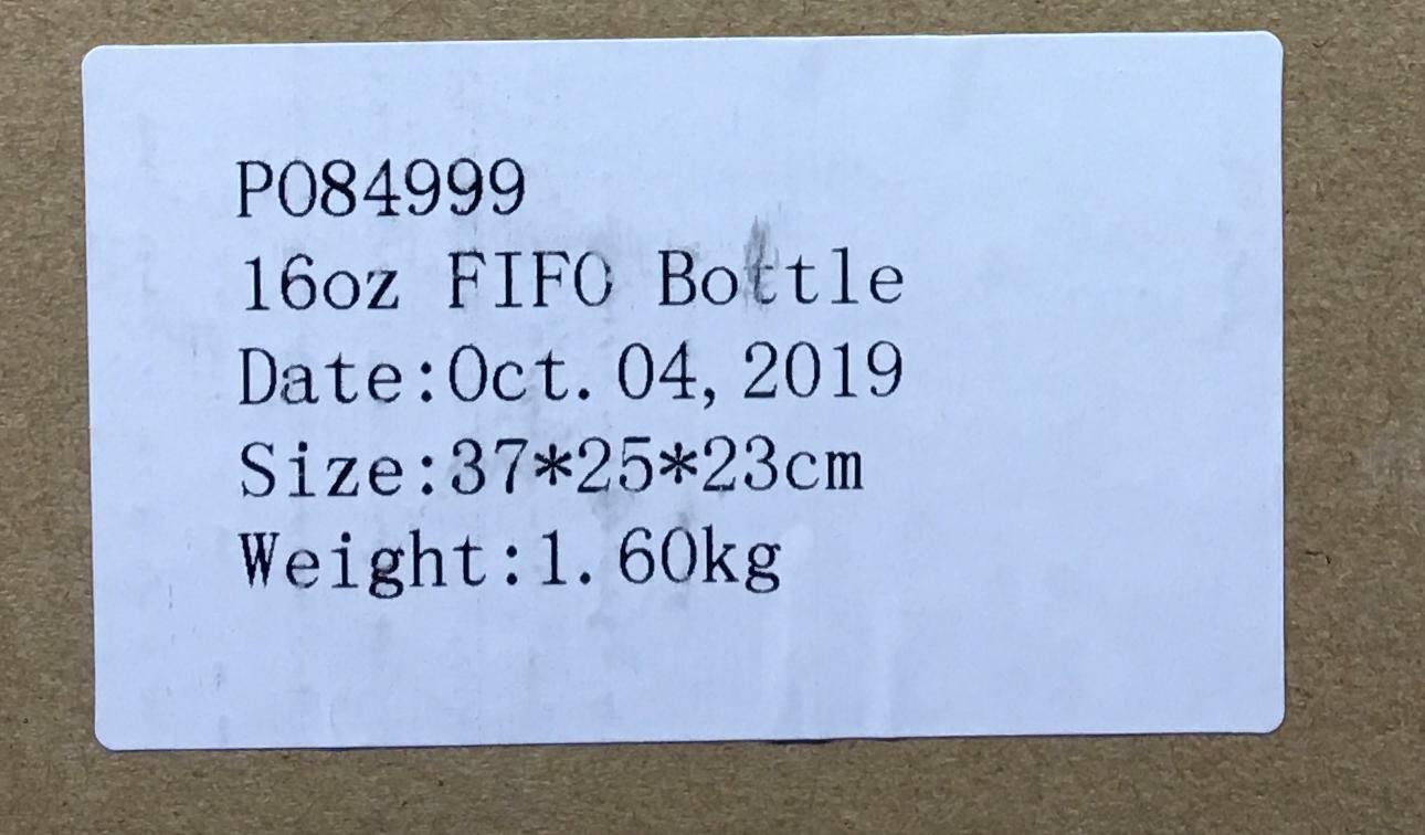 FIFO - 16 oz Squeeze Bottle (24-Pack) double capped ended sauce subway sandwich