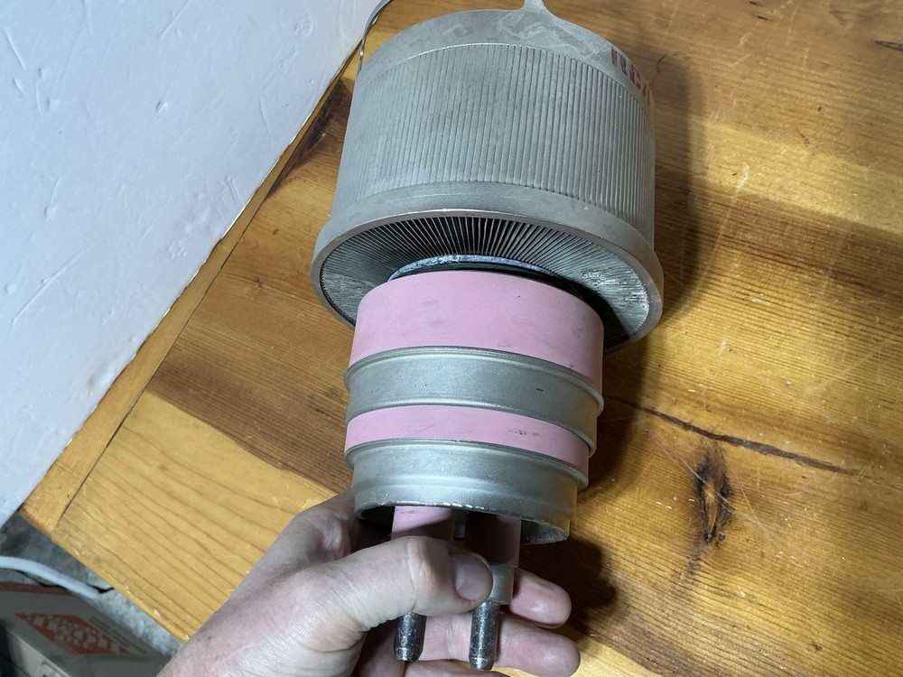 RCA 6166A 7007 Ceramic RF Beam Power transmitting Tube 12KW Radio Station PULL
