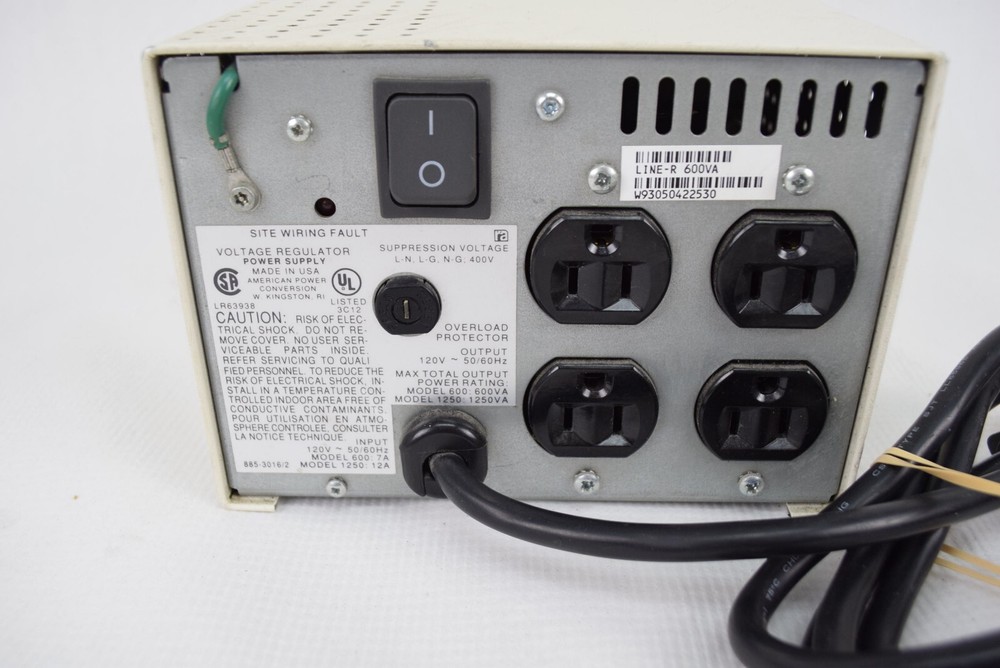 APC 600 Line-R Voltage Regulator