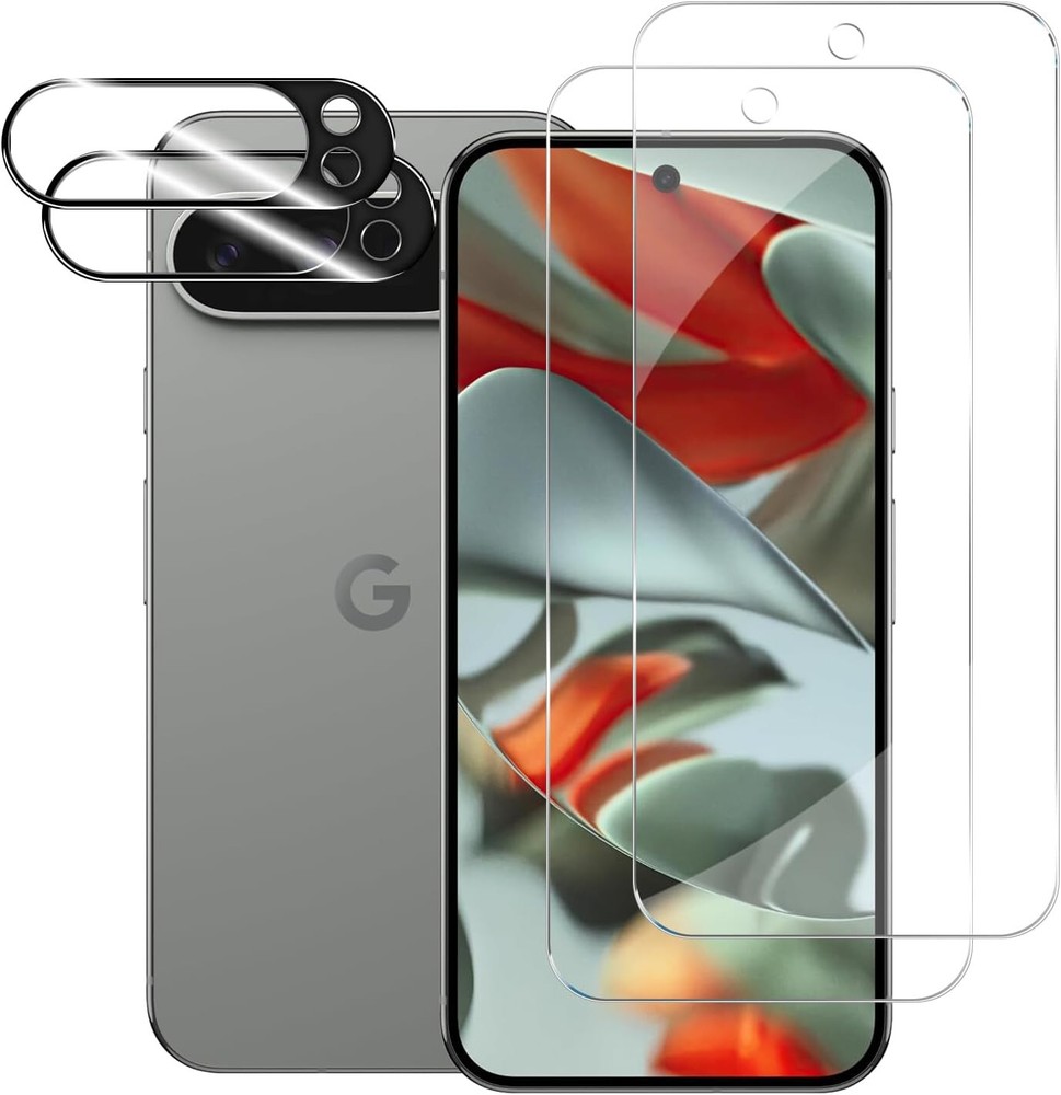 4 Pack Glass Screen Protector Camera Lens Protector  for Google Pixel 9 Pro