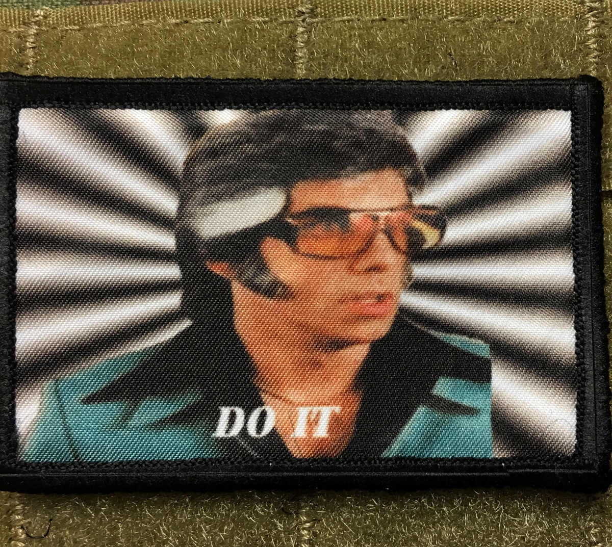 Kill Bill Hattori Hanzo Morale Patch Tactical Military Army USA Flag Hook Badge