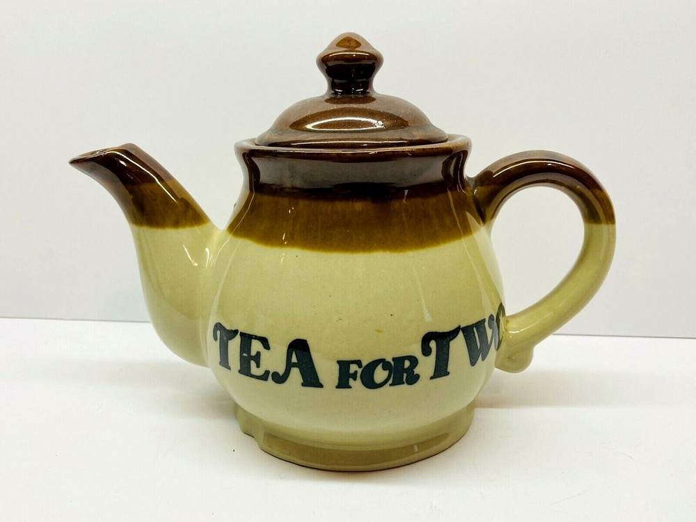 Vintage 3 Tone "Tea For Two" Ceramic Tea Pot
