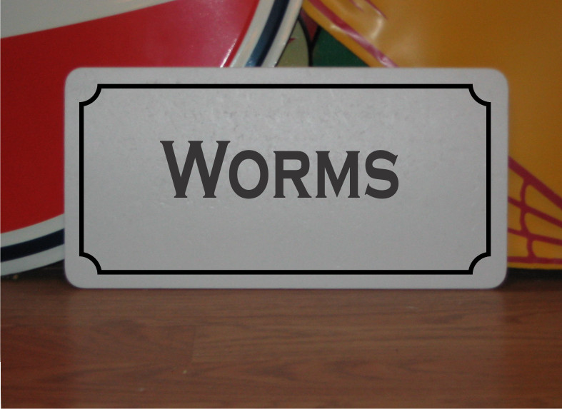 Worms Metal Sign