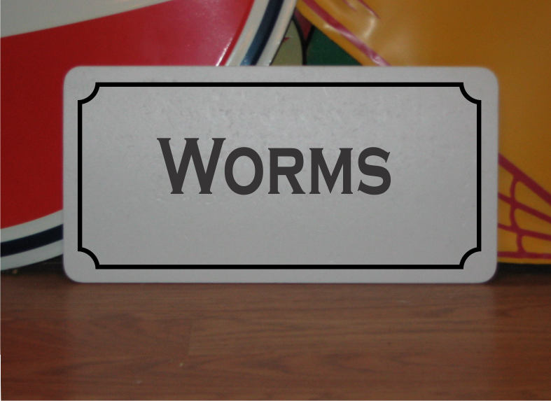 Worms Metal Sign