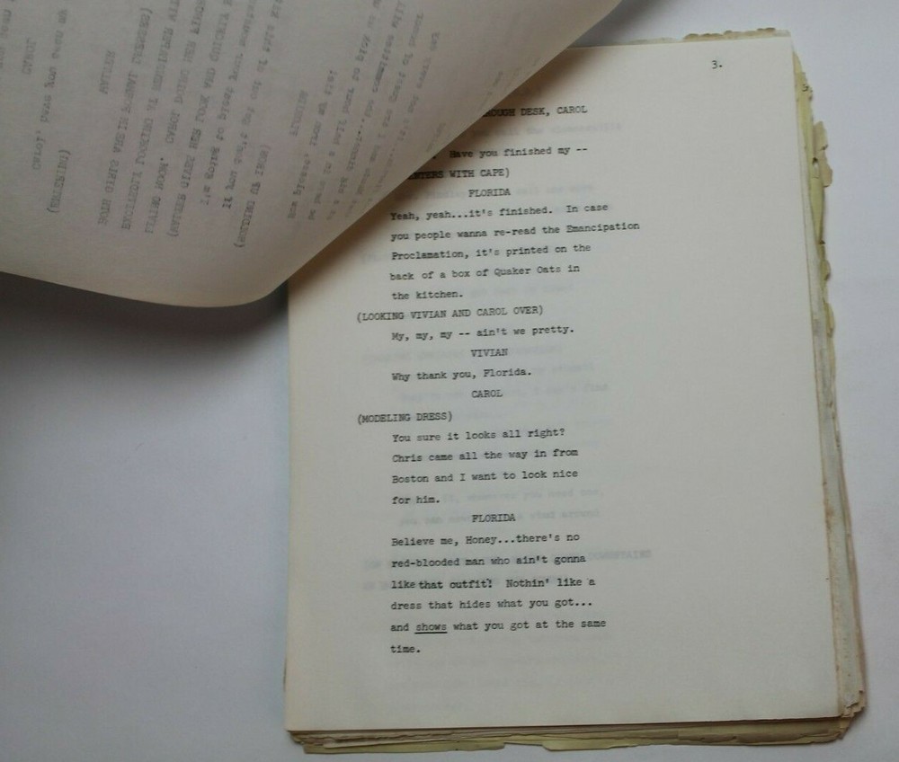 MAUDE / Albert E. Lewin, 1973 TV Script "The Will" argument over writing wills