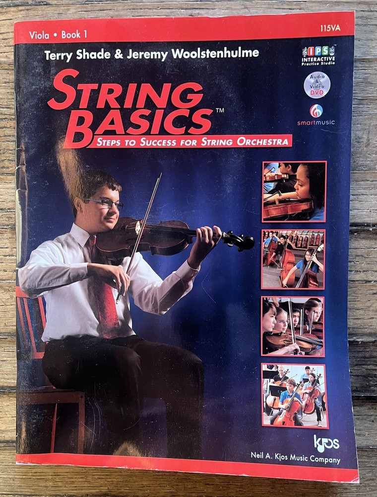 KJOS String Basics 115VA Book 1 Viola w/ DVD