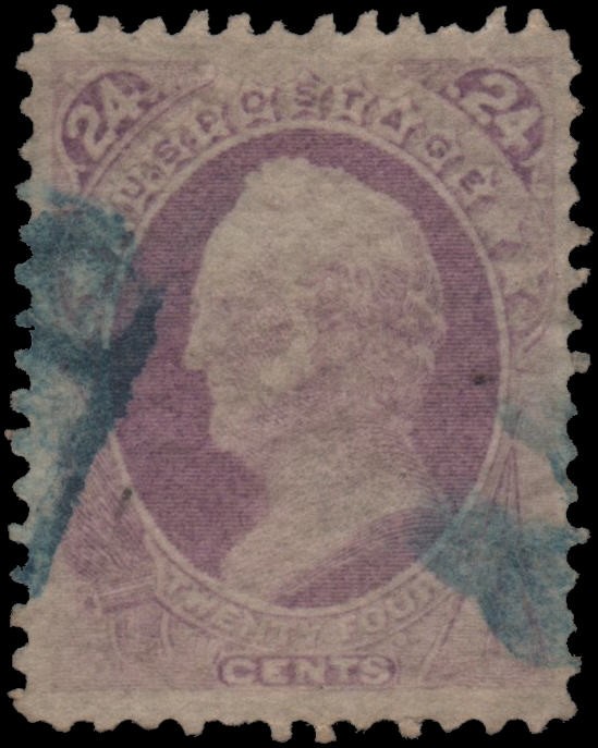 US #153 Used blue face free cancel