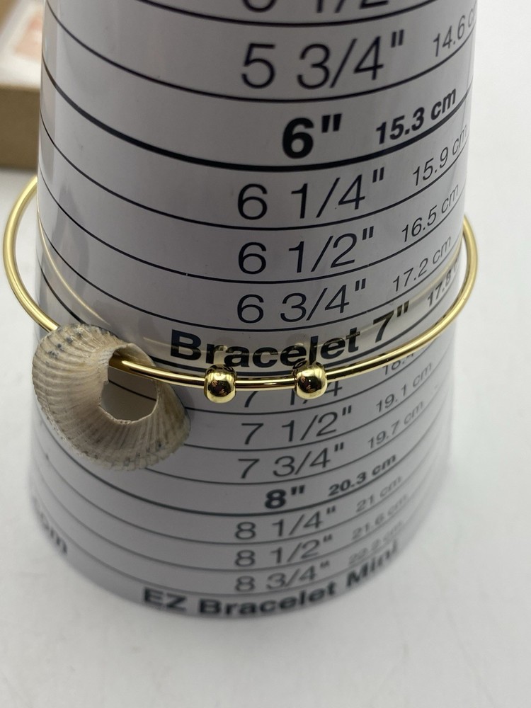 NIB Artisan Handcrafted “Ark Shell” Bangle Bracelet 2
