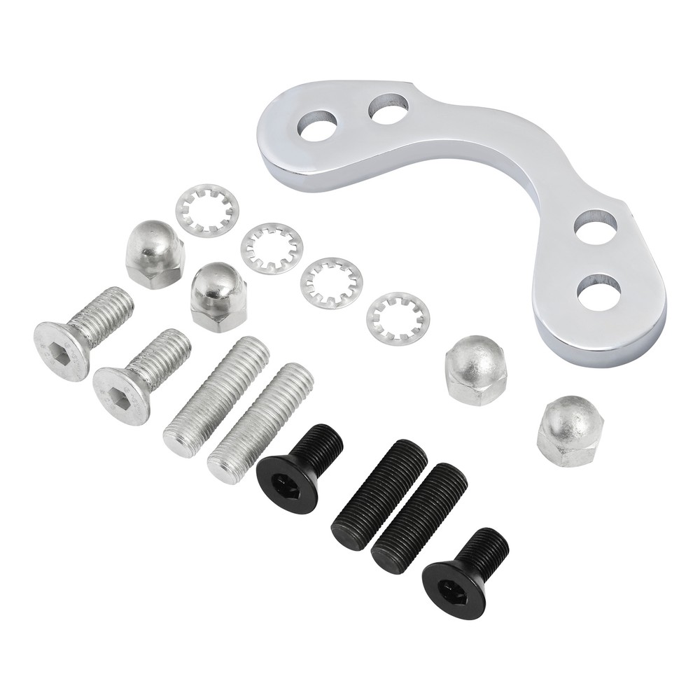 Springer Handlebar Tree Adapter Front Top Clamp 3.5" 4.75" Riser Fit For Harley