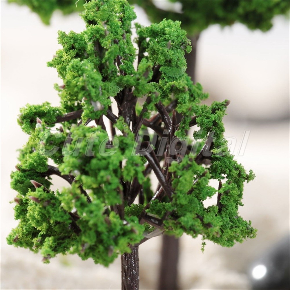 11pcs O Scale 1:50 Assorted Trees Model Train Garden Park Scenery Layout Diorama