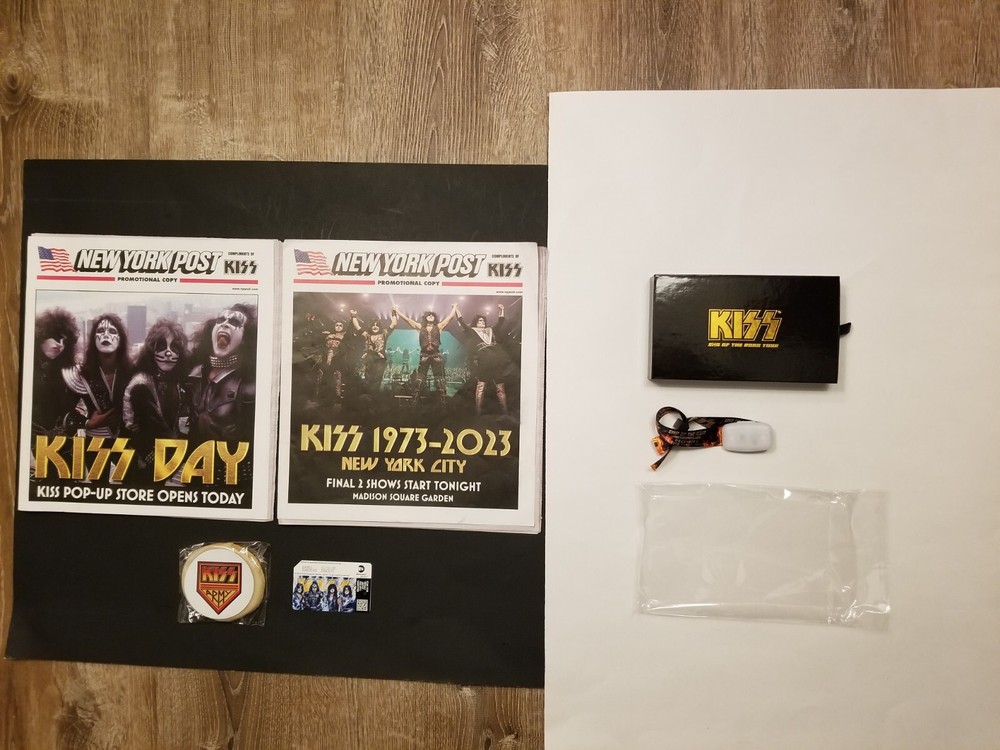 2023 Super Rare Kiss Concert Golden Ticket MSG NY + Bonus