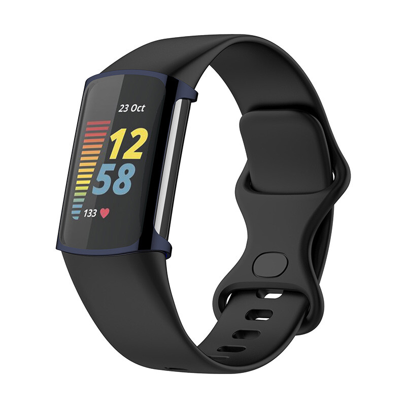 For Fitbit Charge 6 TPU Full Protect Screen Protector Case Shockproof Cover