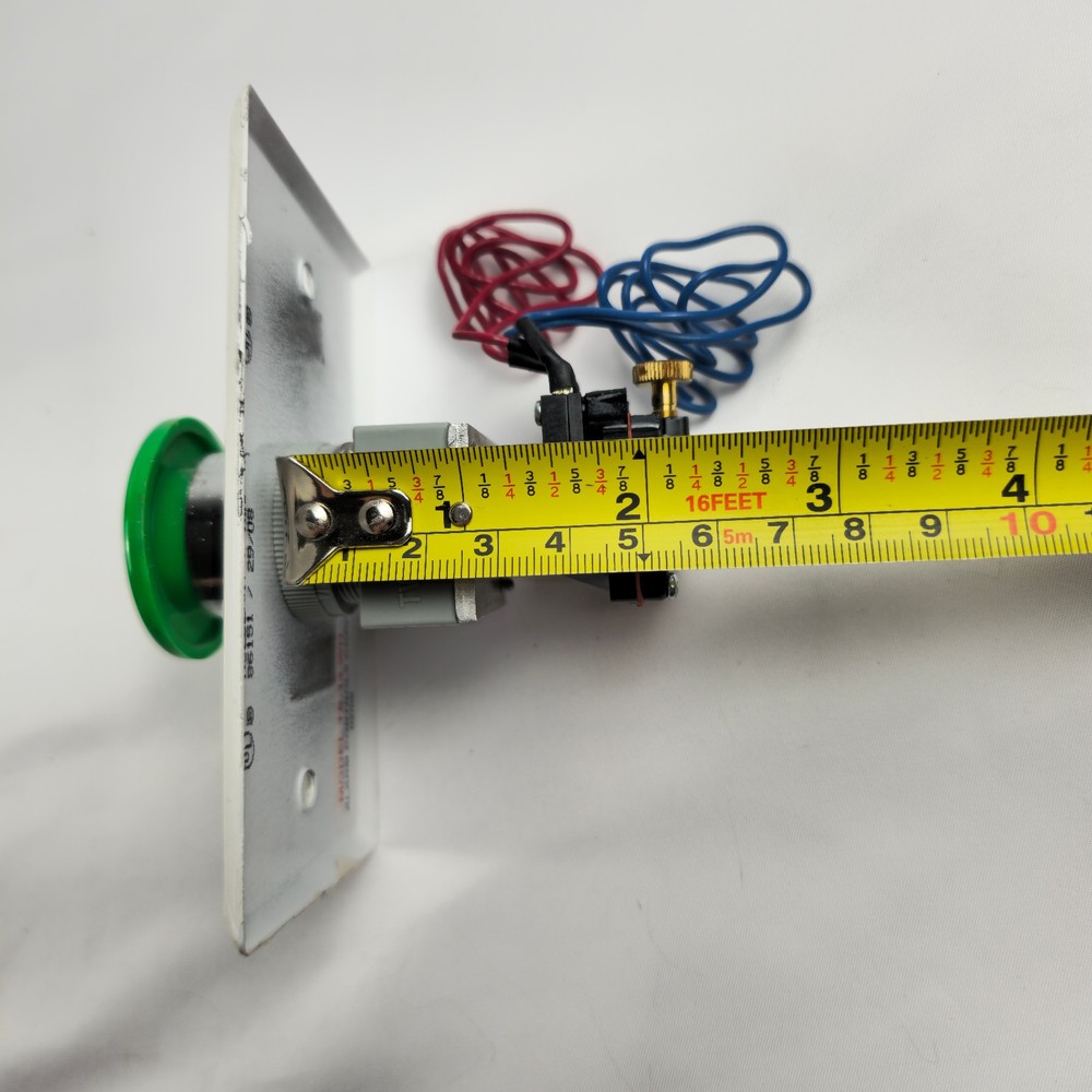 Alarm Controls TS-14 WH Push to Exit Button with Pneumatic Time Delay