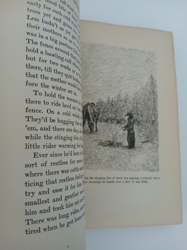 BIG ENOUGH by Will James, Author & Illustrator - 1939 Charles Scribner's Sons HC