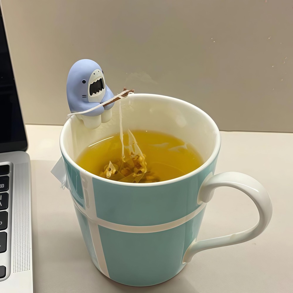 Creative Shark Shape Tea Infuser, Loose Leaf Tea Strainer, Funny Animal Shape...