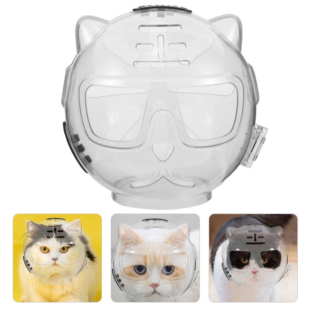 Cat Astronaut Costume Grooming Accessory Biting Prevention Muzzle