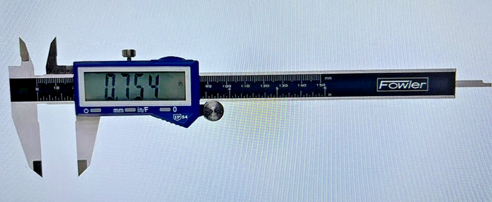 NEW Fowler 54-103-006-0 Electronic Caliper 0-6"/150mm Range, .0005"/0.01mm