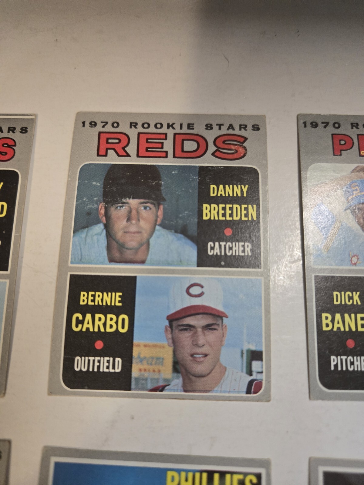 1970 Topps #40 RICH ALLEN # 7 36 56 88 90 incs Rookies. (6) card baseball LOT