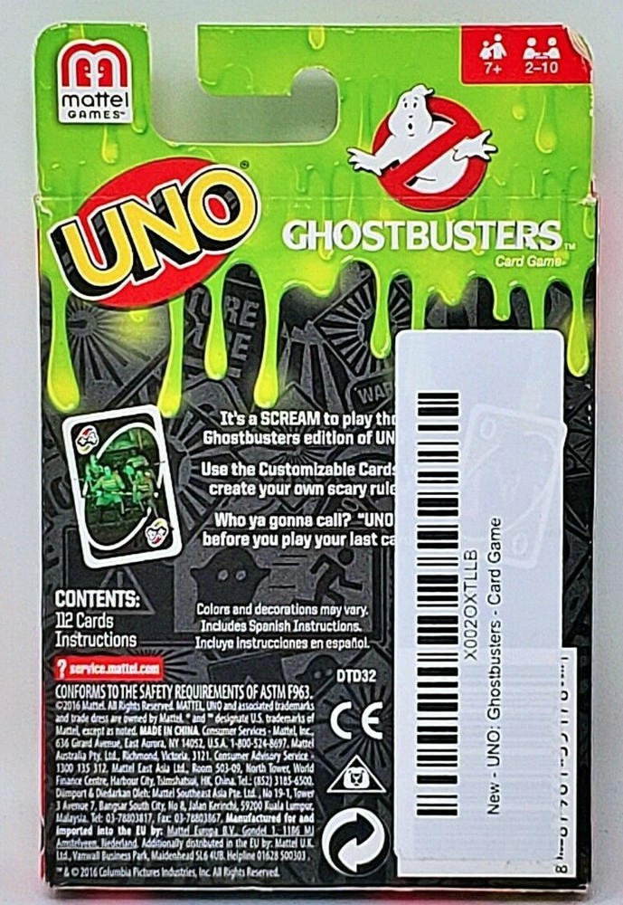 Uno Ghostbusters