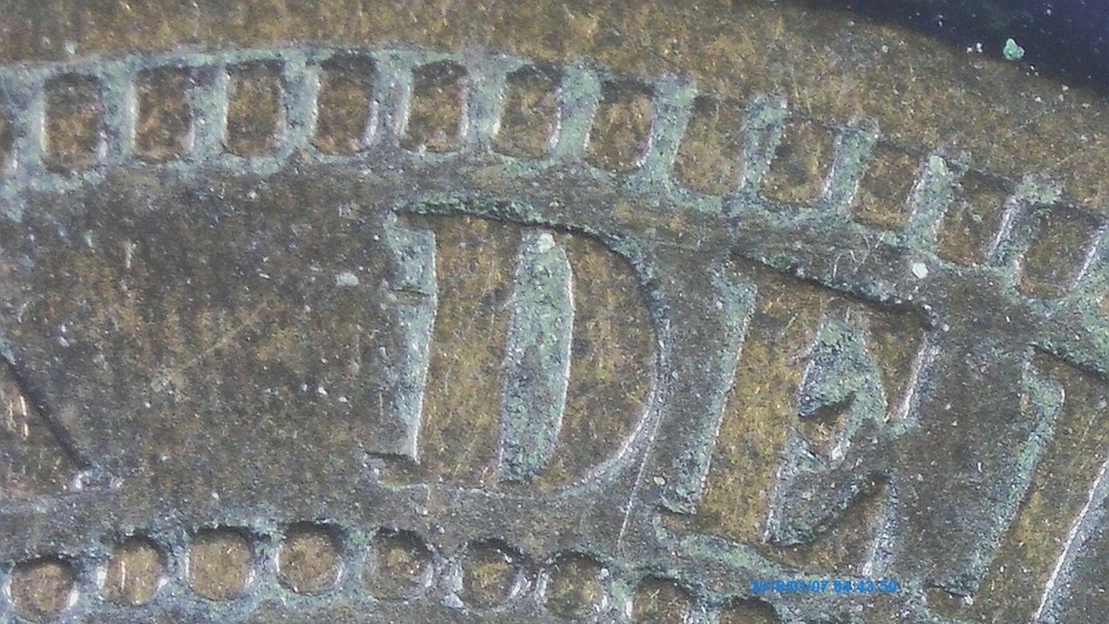 Canada 1 Cent 1881H Micro "D" KM#7 XF