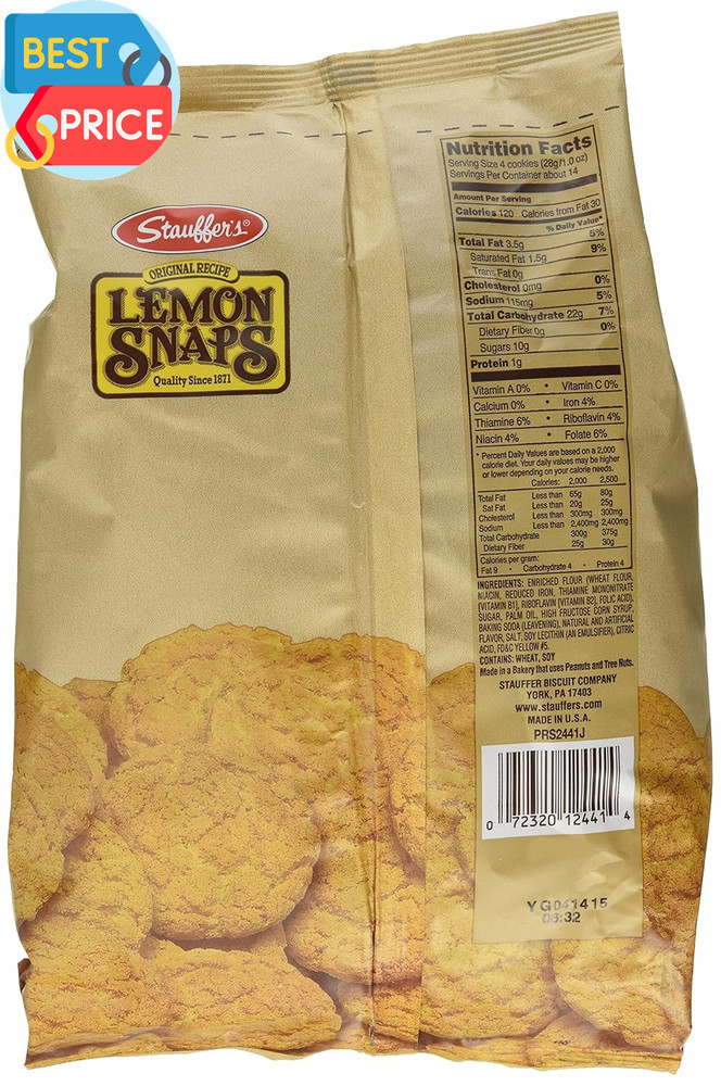 Lemon Snaps Cookies - [3 Pack]