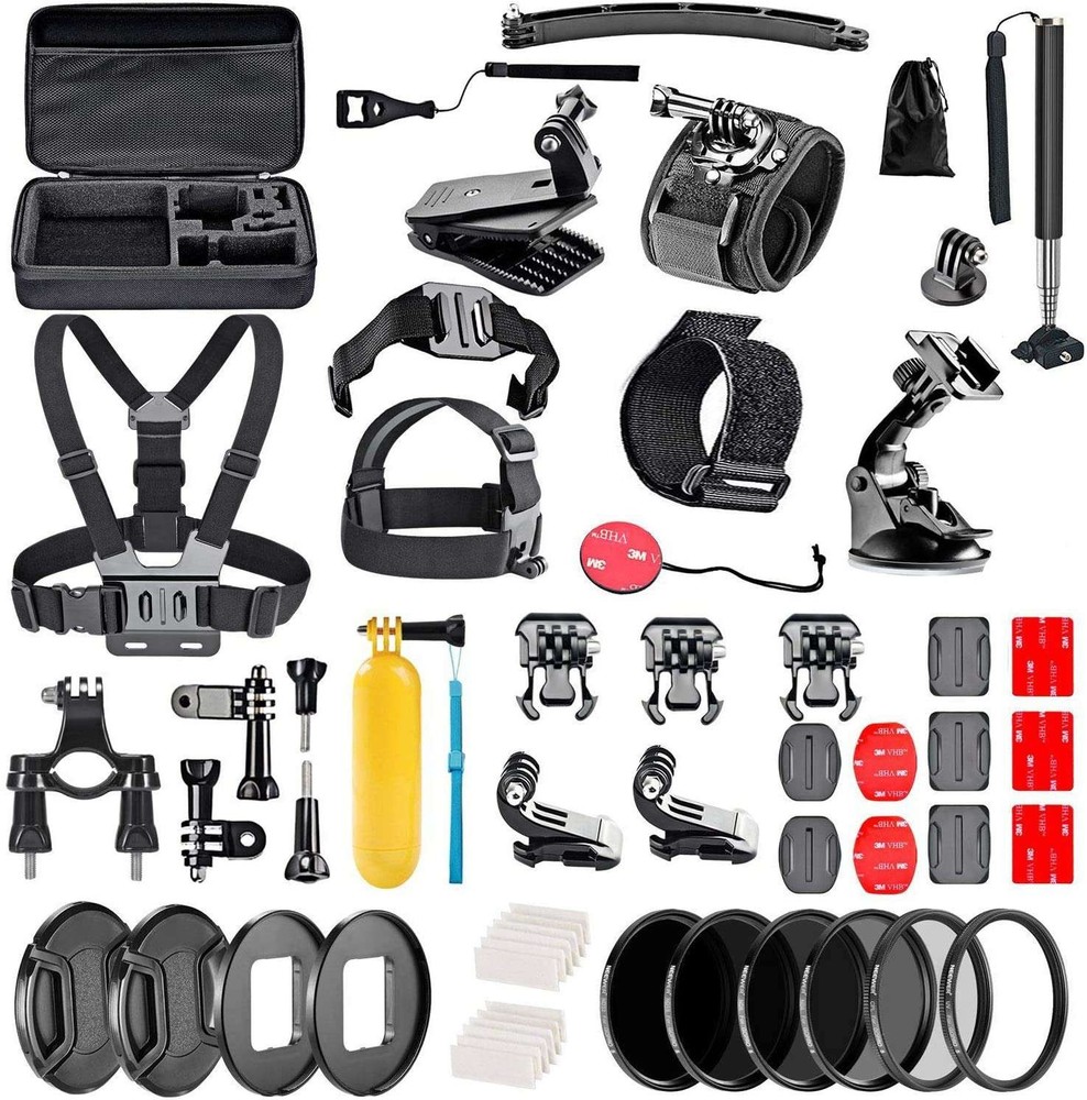 Navitech 60-in-1 Accessory Kit For Bindpo Action Camera