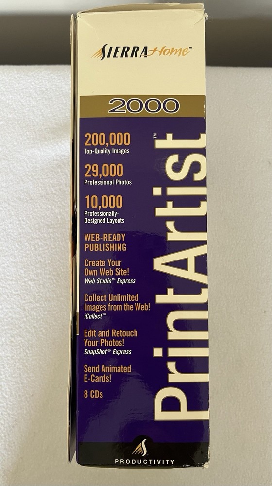 2000 Print Artist Software