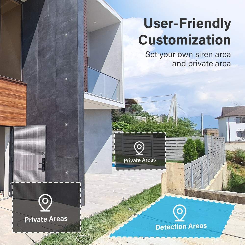 5MP Wireless CCTV Home Security Camera System Auto Cascading NVR AI Detection
